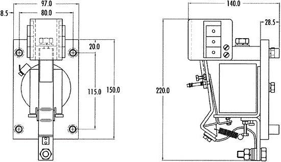 Elektromagnetický stykač 220V: aplikácia, pripojenie