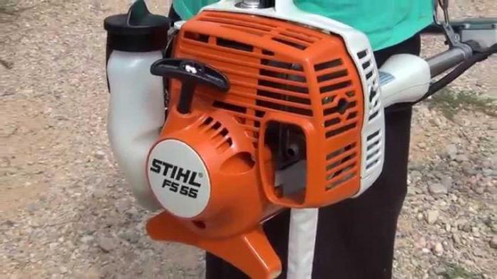 Trimmer Stihl FS 55: recenzia, špecifikácie a recenzie vlastníkov