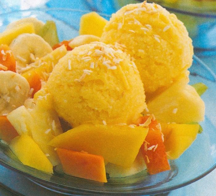 zmrzlinový sorbet