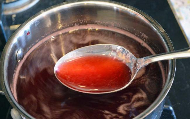 sirup z čerešňového džúsu recept