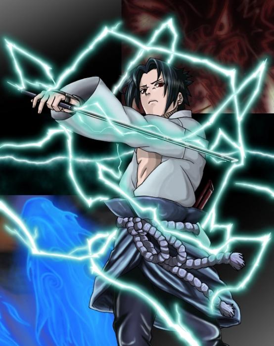 Jedinečné vojenské vybavenie Sasuke Uchiha