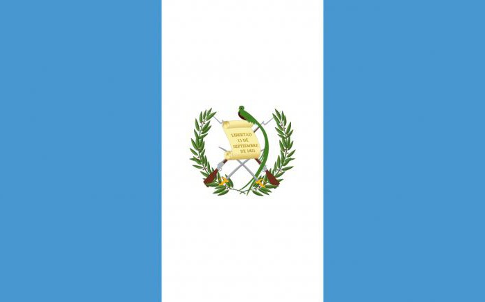 Erb a vlajka Guatemaly. Význam a popis symbolov