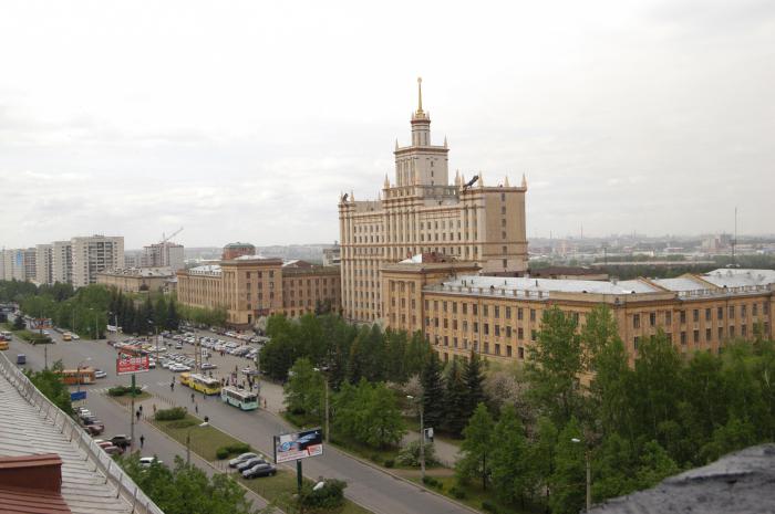 fakultách Ujgur v Čeljabinsku